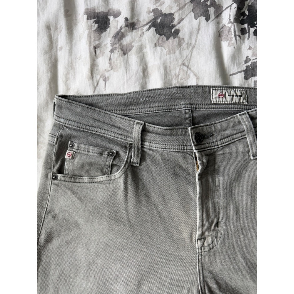 AG Adriano Goldschmied Tellis Modern Slim Leg Grey Jeans 32x33 Designer Luxury